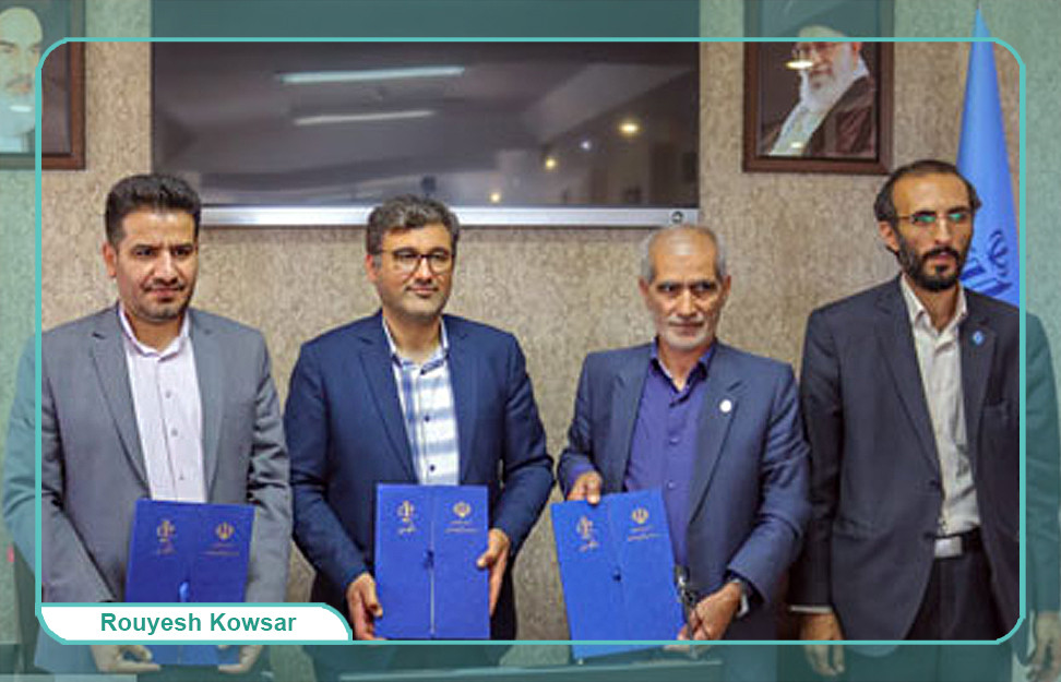 امضاء قرارداد همکاری در پروژه‌های نوآورانه بین دانشگاه تبریز، مؤسسه رویش و گروه کشاورزی کوثر